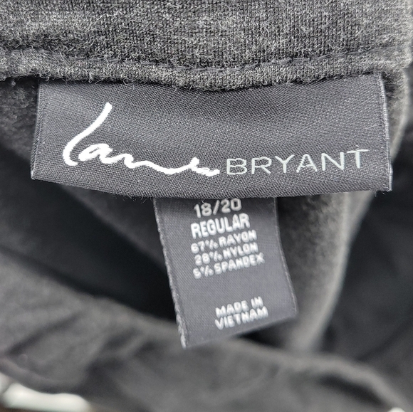 Lane Bryant Womens Womens Gray Sweatpants With Zipper Pockets Size 18/22 - Picture 6 of 10